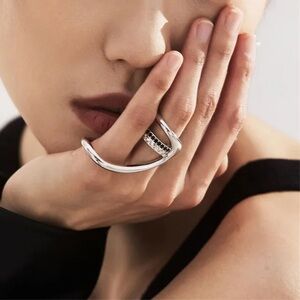 Elegant Silver Women's Ring N1487